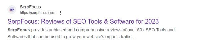 meta tags in serp results